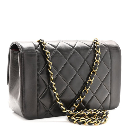 Chanel Lambskin Quilted Small Single Flap Black 2 of 9