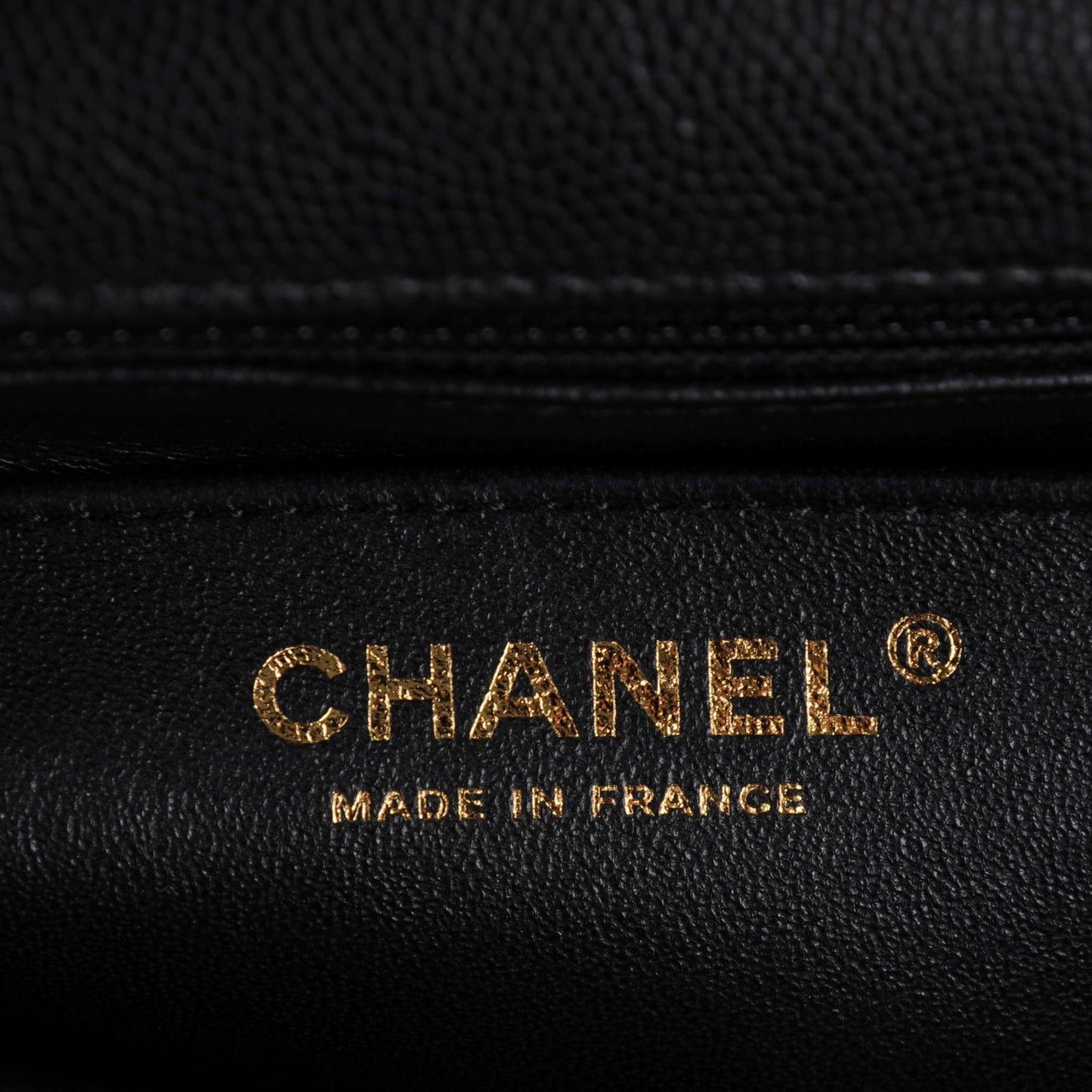 Caviar Quilted Mini Rectangular Flap Black