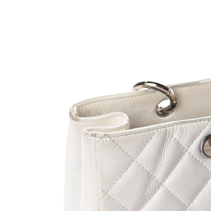Chanel Caviar Quilted Grand Shopping Tote GST White 15 of 18