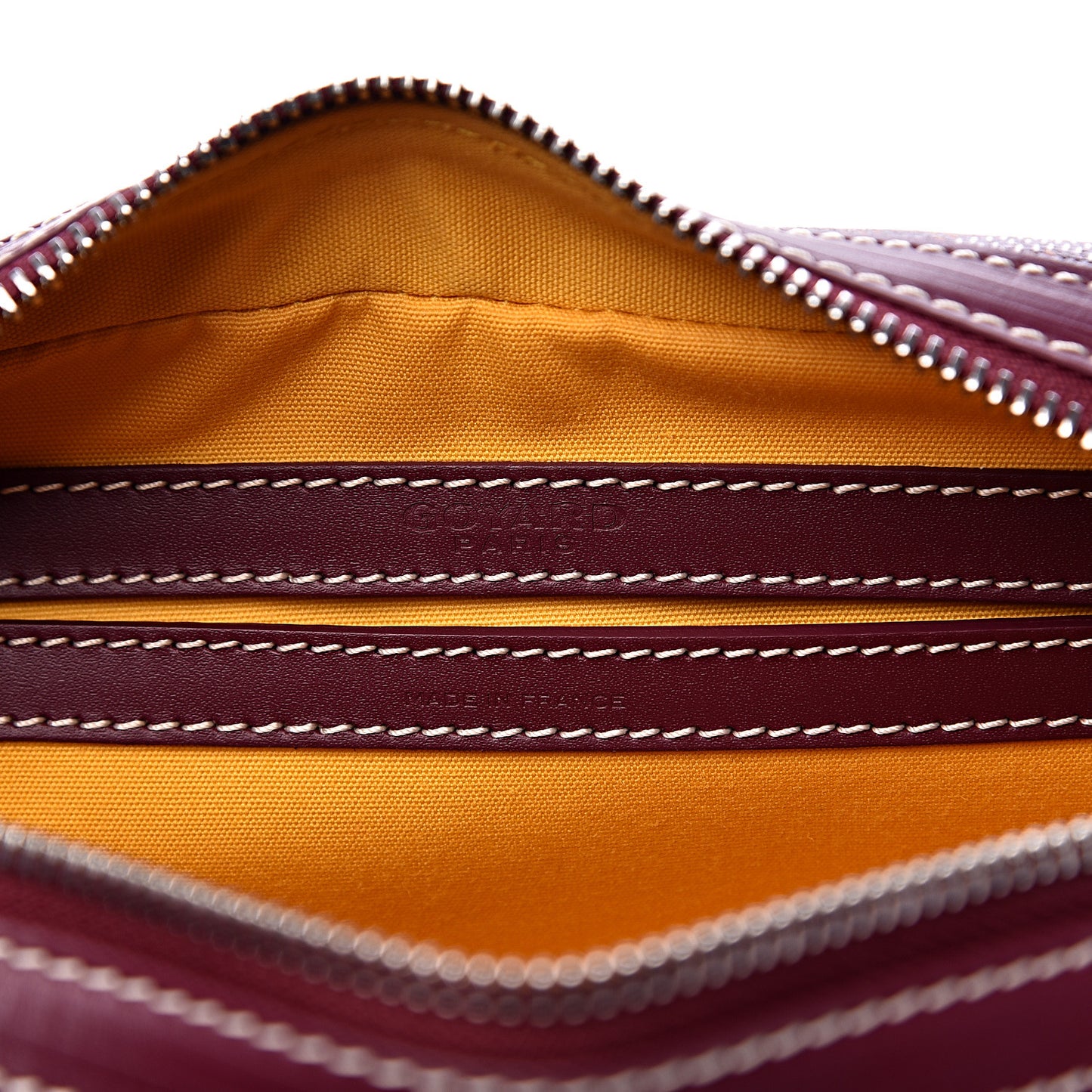 Goyardine Sac Cap Vert Burgundy