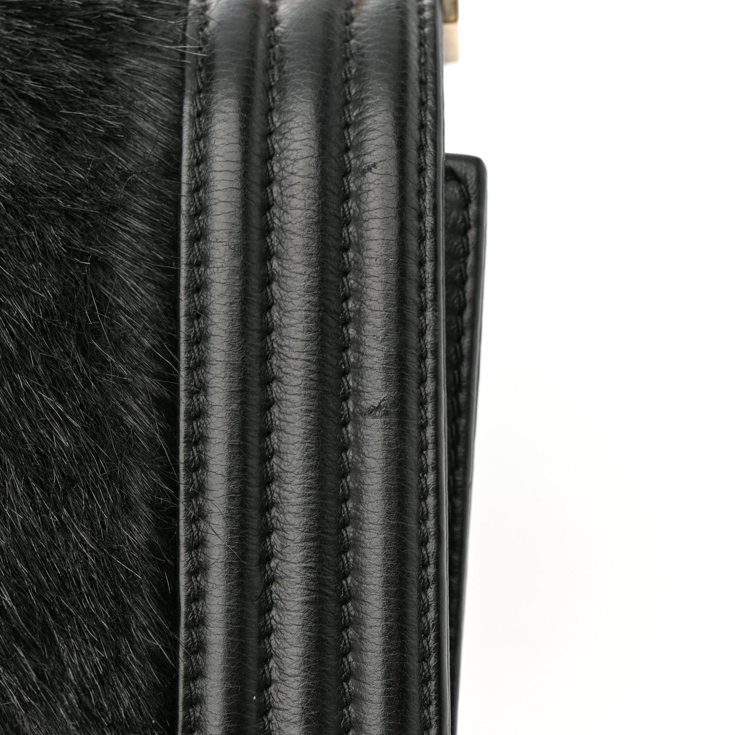Goat Hair Small Celtic Boy Flap Black