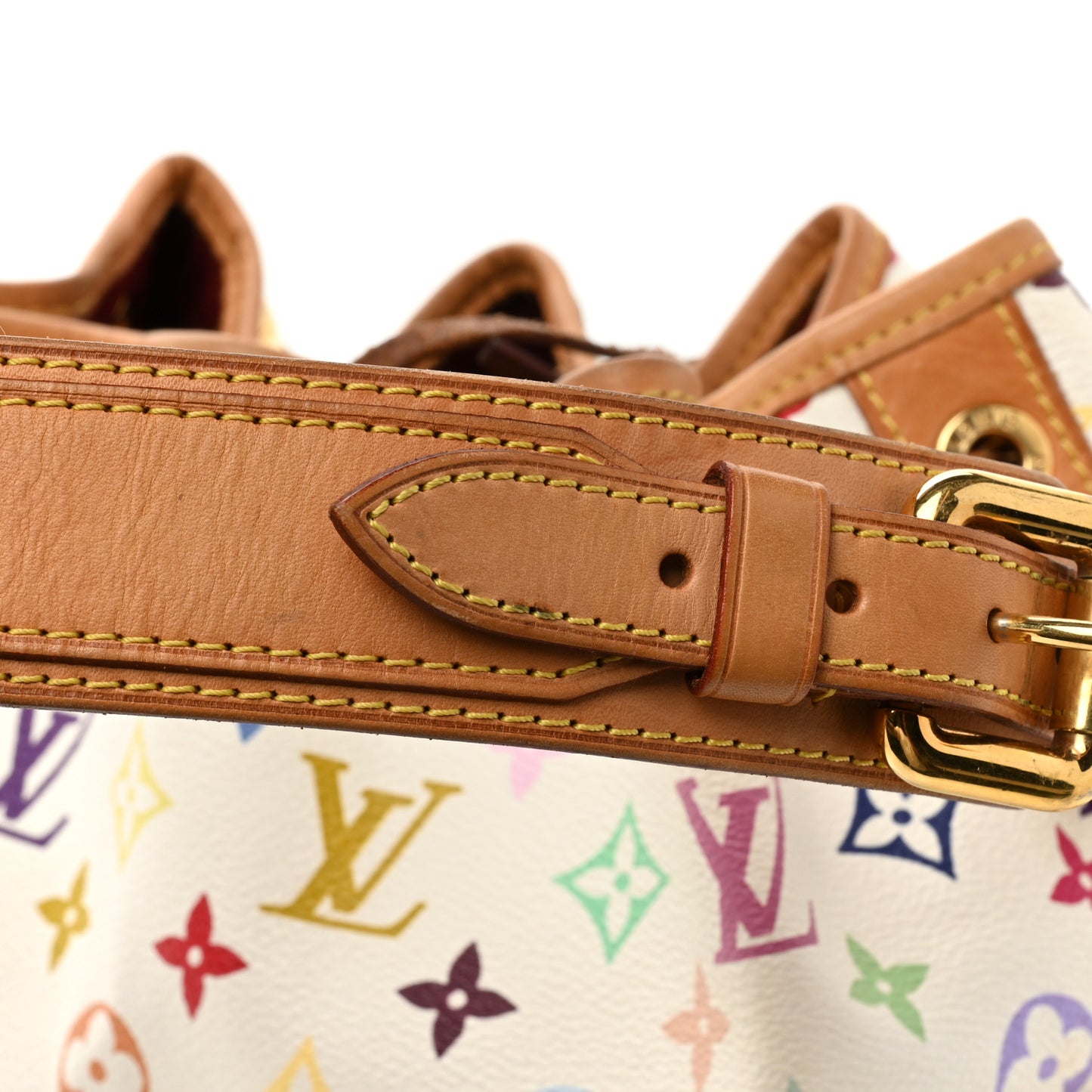 Monogram Multicolor Petit Noe White
