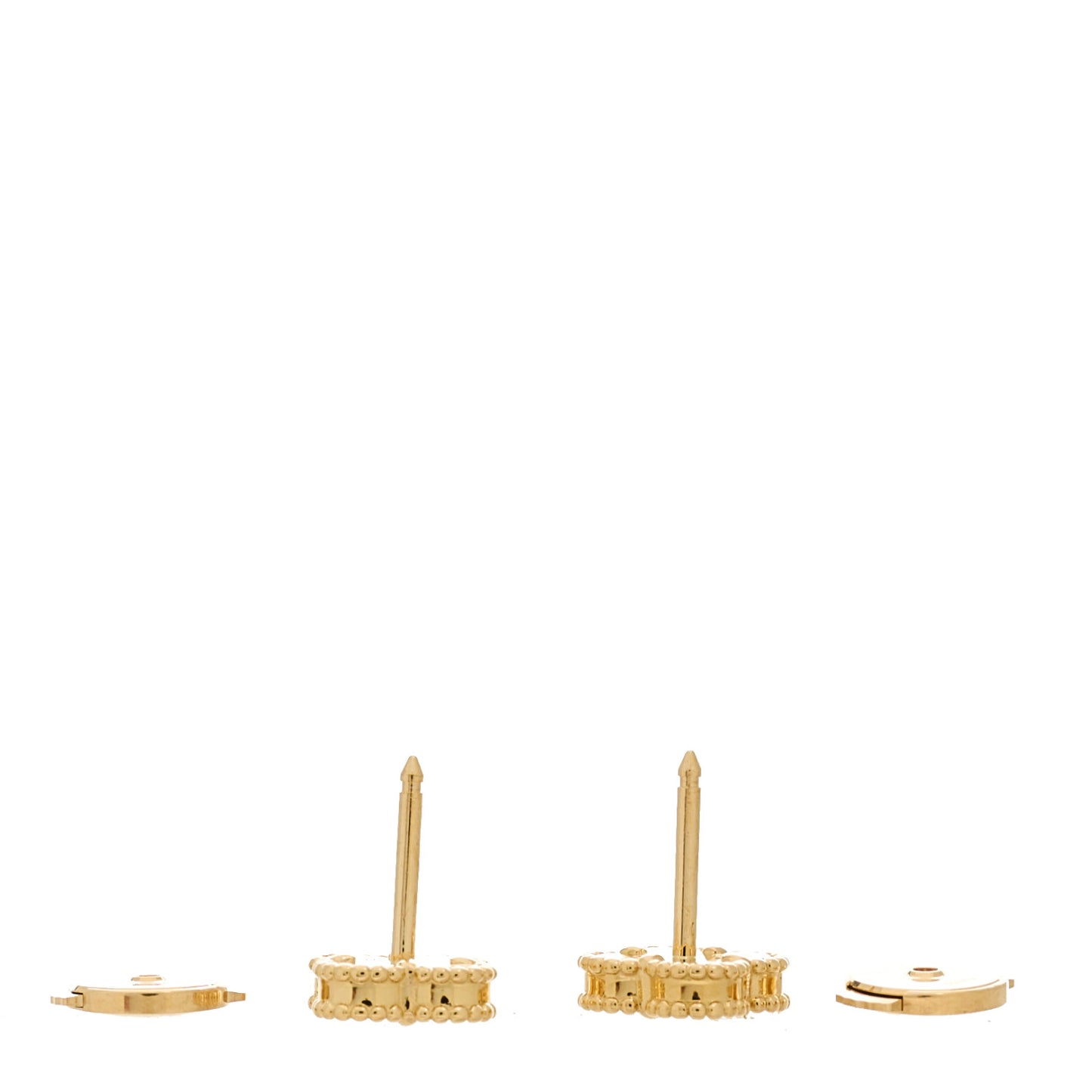 18K Yellow Gold Mother of Pearl Sweet Alhambra Earrings