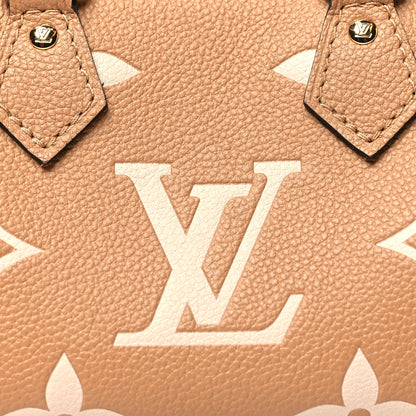 Louis Vuitton Empreinte Monogram Giant Nano Speedy Arizona Creme 7 of 10