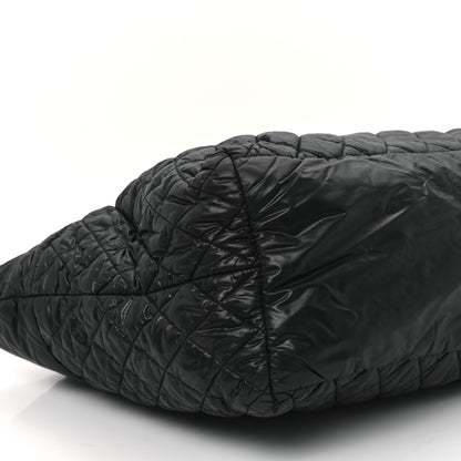 Chanel Nylon Quilted Large Coco Cocoon Tote Black 9 of 14