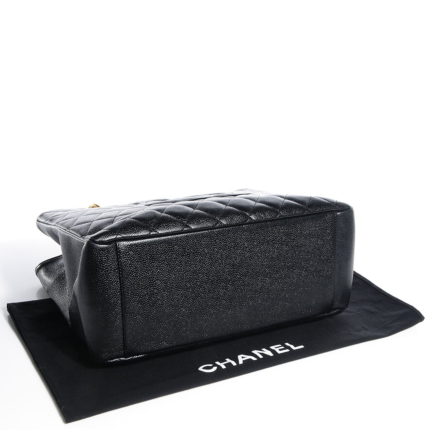 Chanel Caviar Grand Shopping Tote GST Black 4 of 7