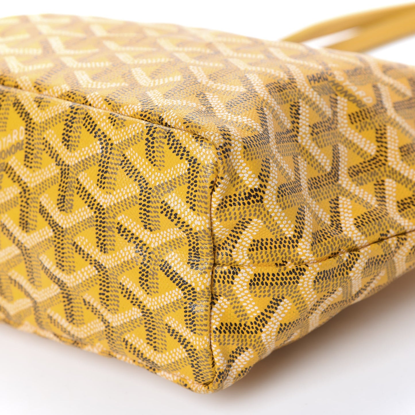Goyardine Saint Louis Junior Jr PM Tote Yellow