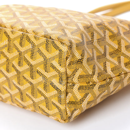 Goyard Goyardine Saint Louis Junior Jr PM Tote Yellow 8 of 10