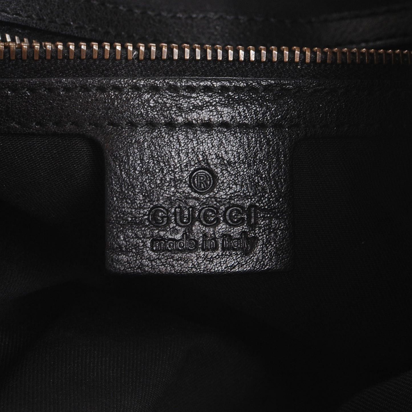 Pebbled Calfskin Medium Interlocking Icon Shoulder Bag Black