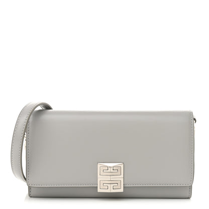 Givenchy Calfskin 4G Wallet on Chain Cloud Grey 1 of 11