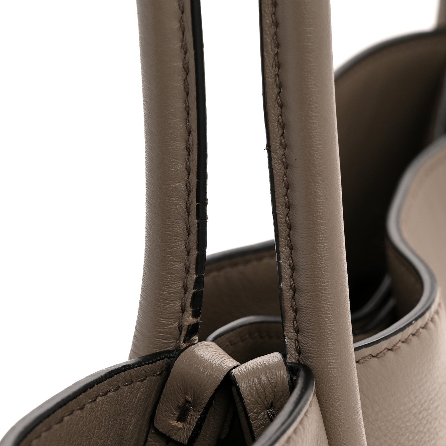 Prada Soft Grain Small Shopping Tote Argilla 12 of 12