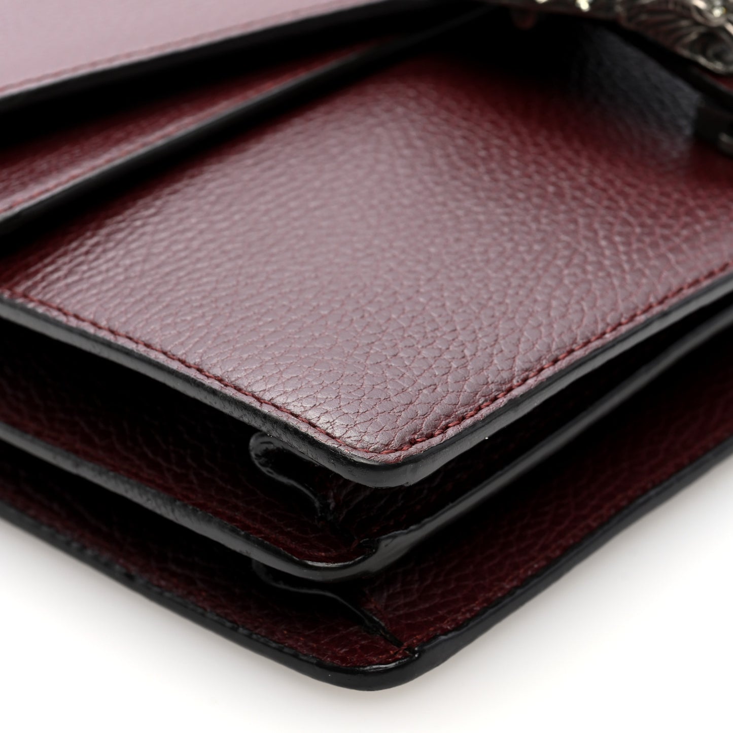 Dollar Calfskin Crystal Small Dionysus Shoulder Bag Vintage Bordeaux