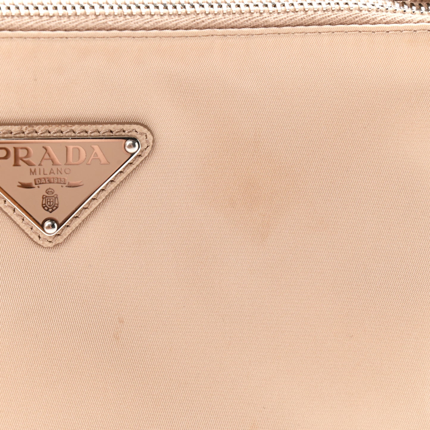 Re-Nylon Saffiano Re-Edition 2000 Double Zip Crossbody Bag Cammeo