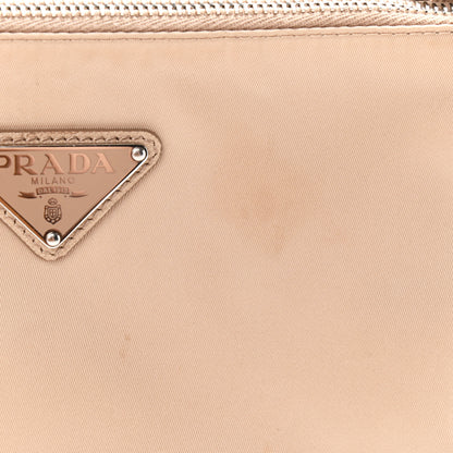 Prada Re-Nylon Saffiano Re-Edition 2000 Double Zip Crossbody Bag Cammeo 7 of 8