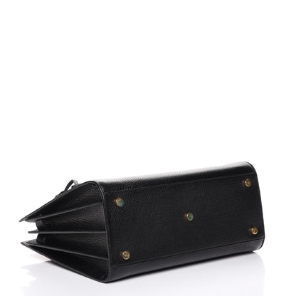 Saint Laurent Grained Calfskin Small Sac De Jour Black 5 of 8