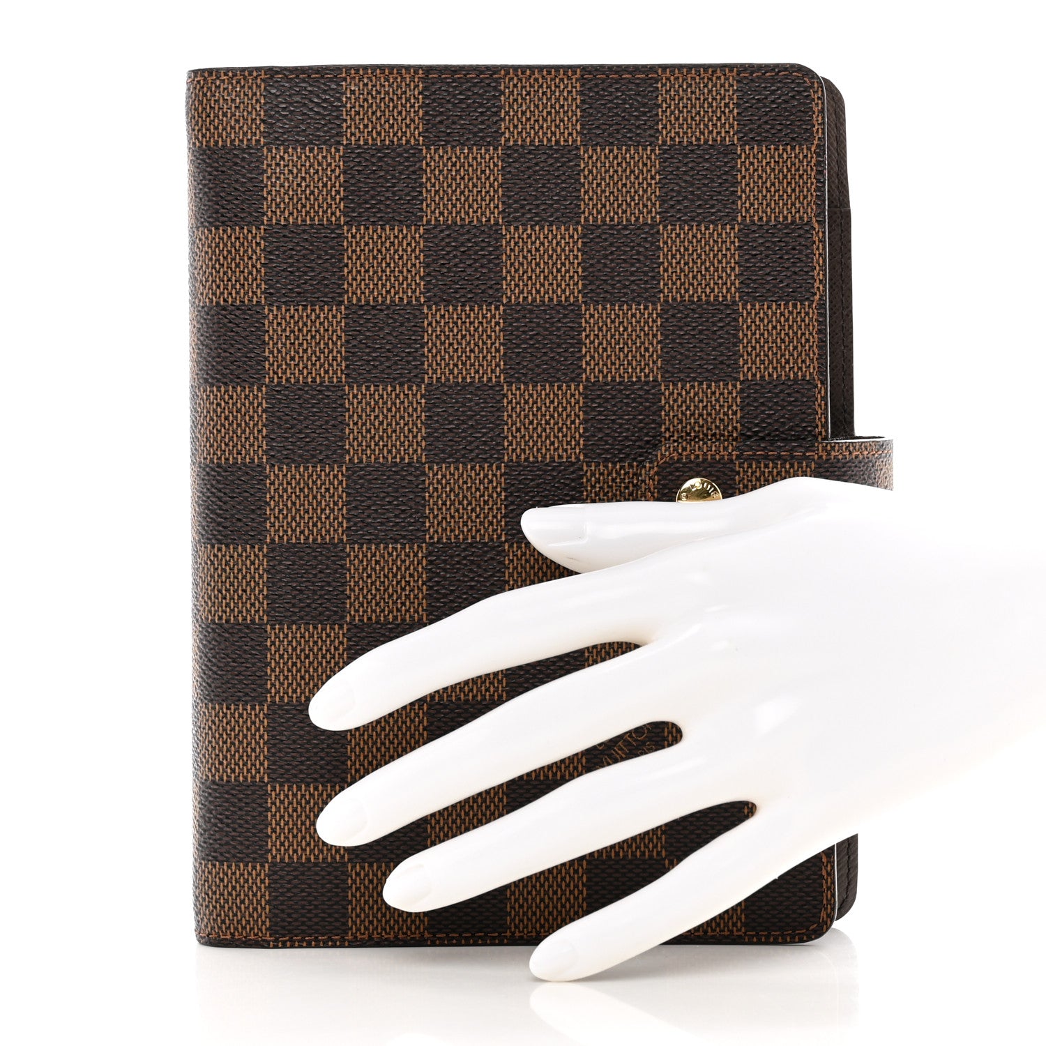 Louis Vuitton Damier Ebene Medium Ring Agenda Cover 2 of 8