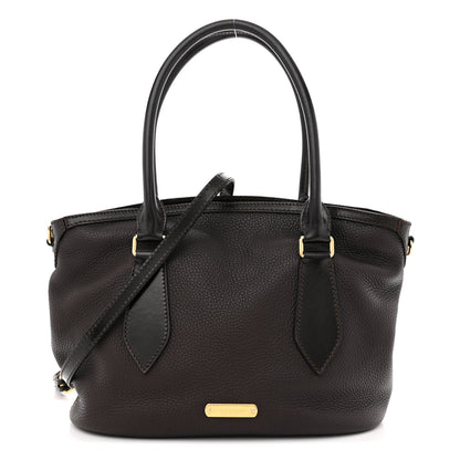 Burberry London Grainy Calfskin Medium Baynard Tote Brown 1 of 16