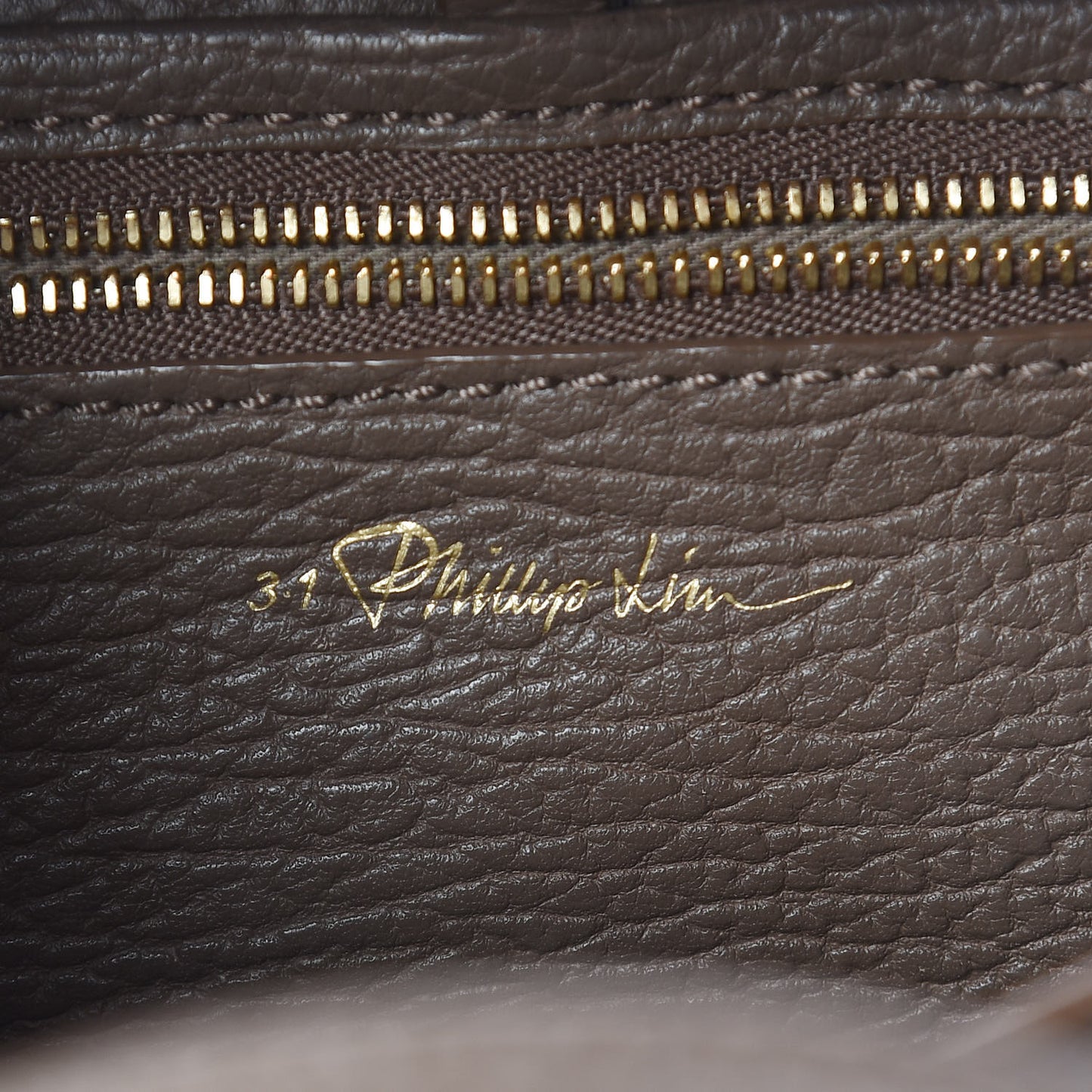 3.1 Textured Calfskin Mini Pashli Satchel Taupe