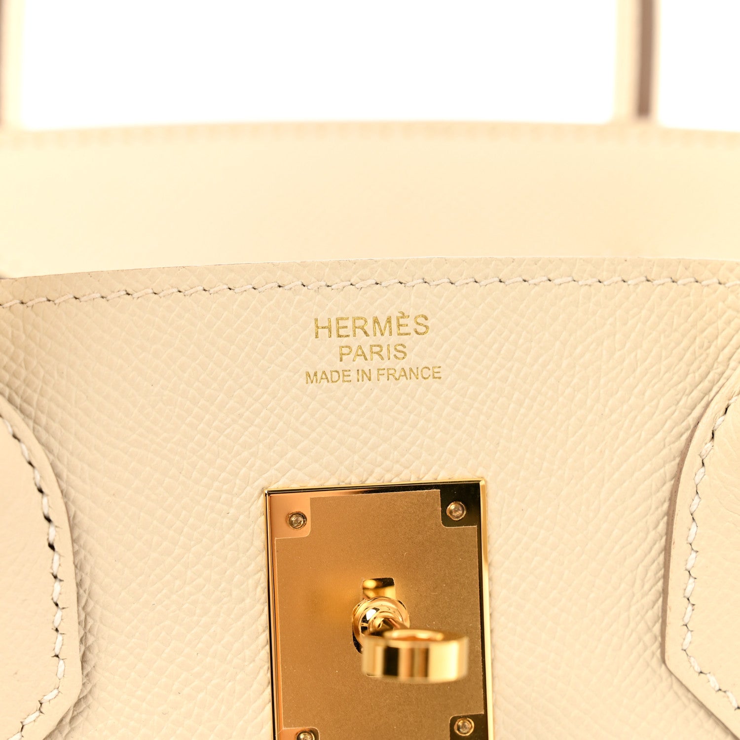 Hermes Epsom Birkin 30 Craie 6 of 12