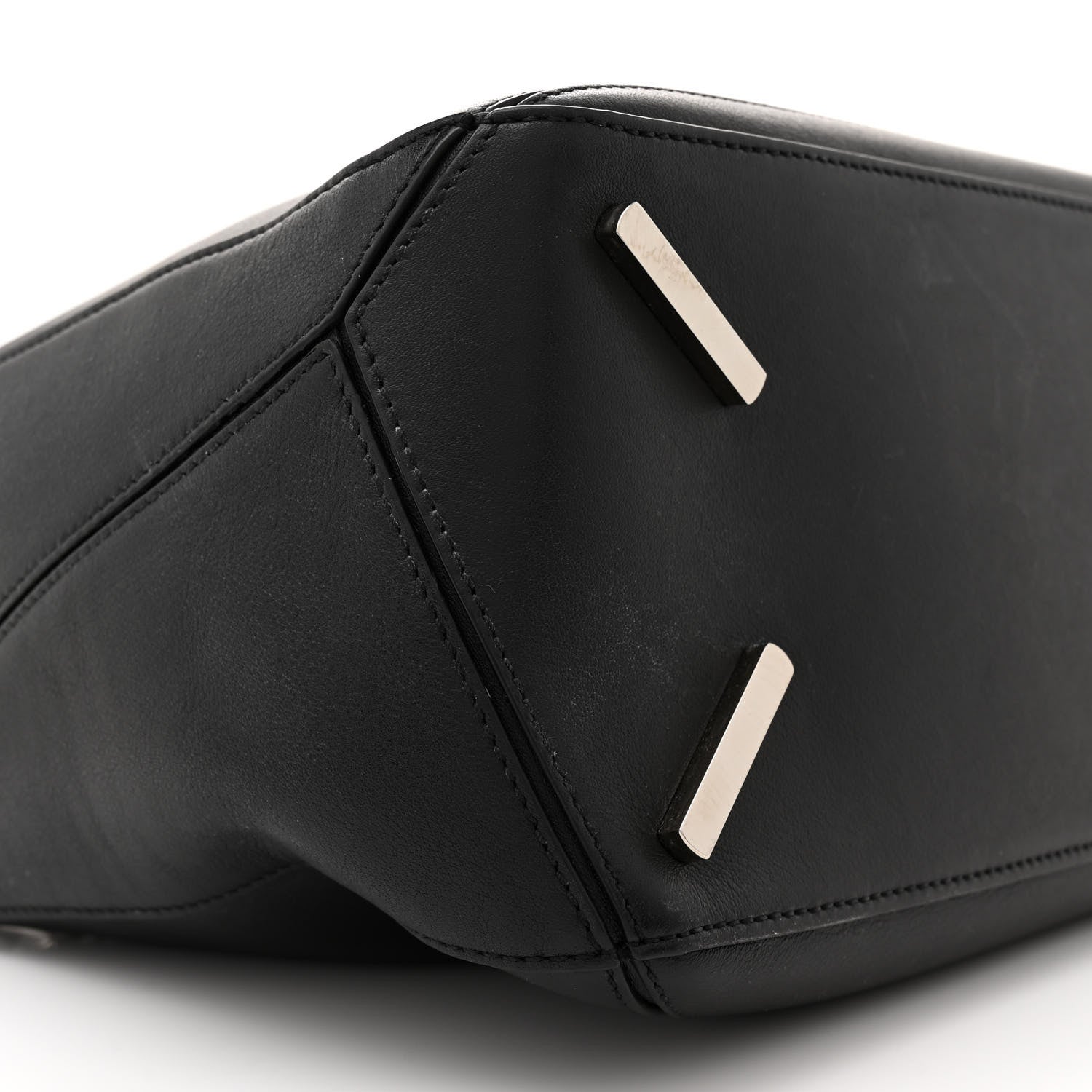 Loewe Calfskin Medium Puzzle Bag Black 9 of 13