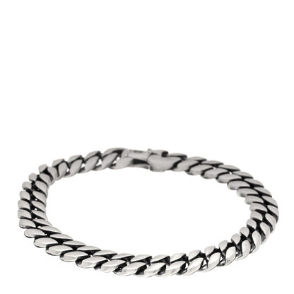 David Yurman Sterling Silver 8mm Buckle Curb Chain Bracelet 1 of 3