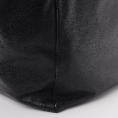 Celine Soft Grained Calfskin Small Belt Cabas Phantom Black 10 of 11