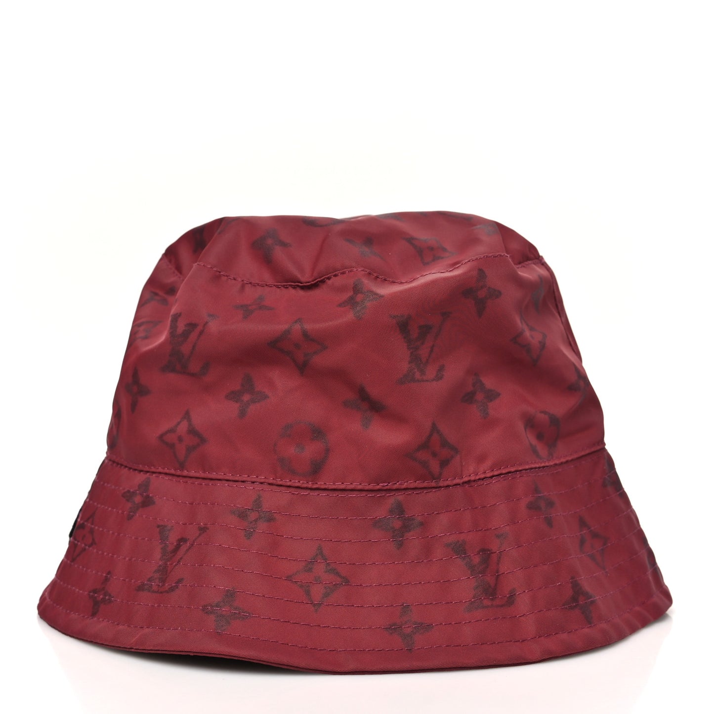 LV X Grace Coddington Polymade Monogram Pocket Bucket Hat M Raspberry