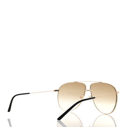 Gucci Metal Aviator Sunglasses Gold 4 of 8