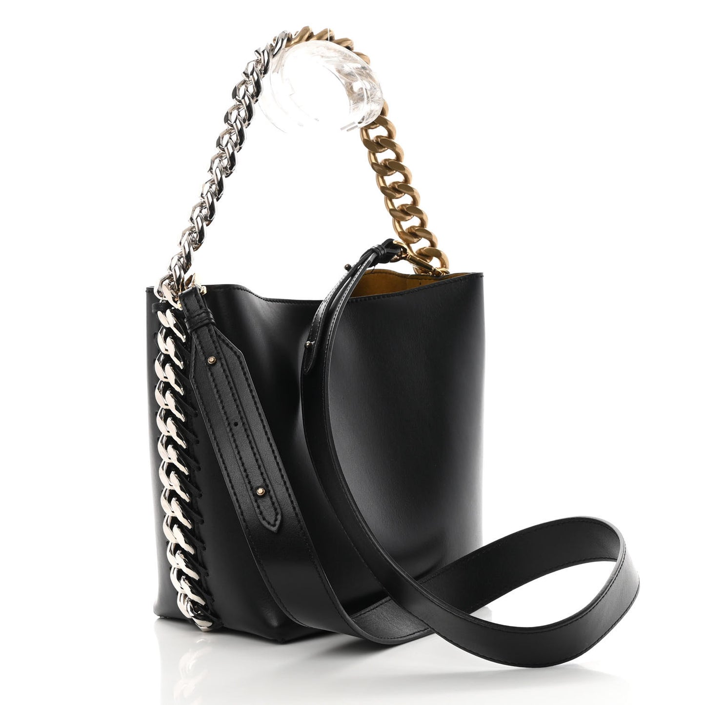 Eco Alter Nappa Frayme Bucket Bag Black