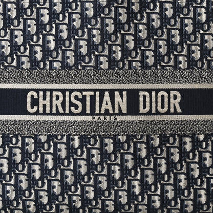 Christian Dior Oblique Book Tote Blue Multicolor 7 of 13