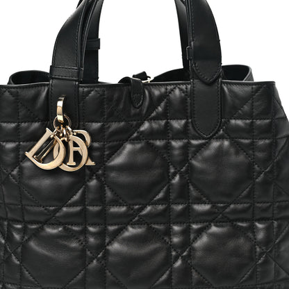 Christian Dior Calfskin Macrocannage Medium Toujours Black 8 of 11