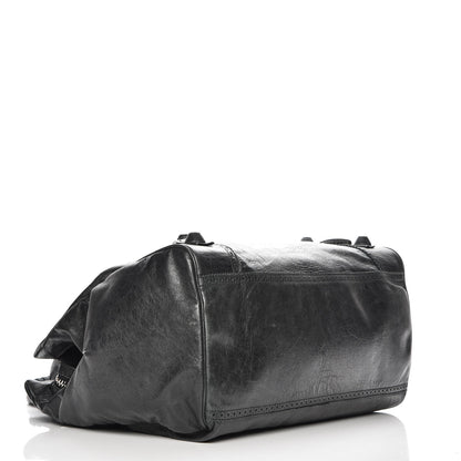 Balenciaga Agneau Giant Brogues Hardware Mid Day Black 4 of 7