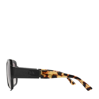 Prada Oversized Monochrome Sunglasses SPR 21X Black Tortoise 3 of 6