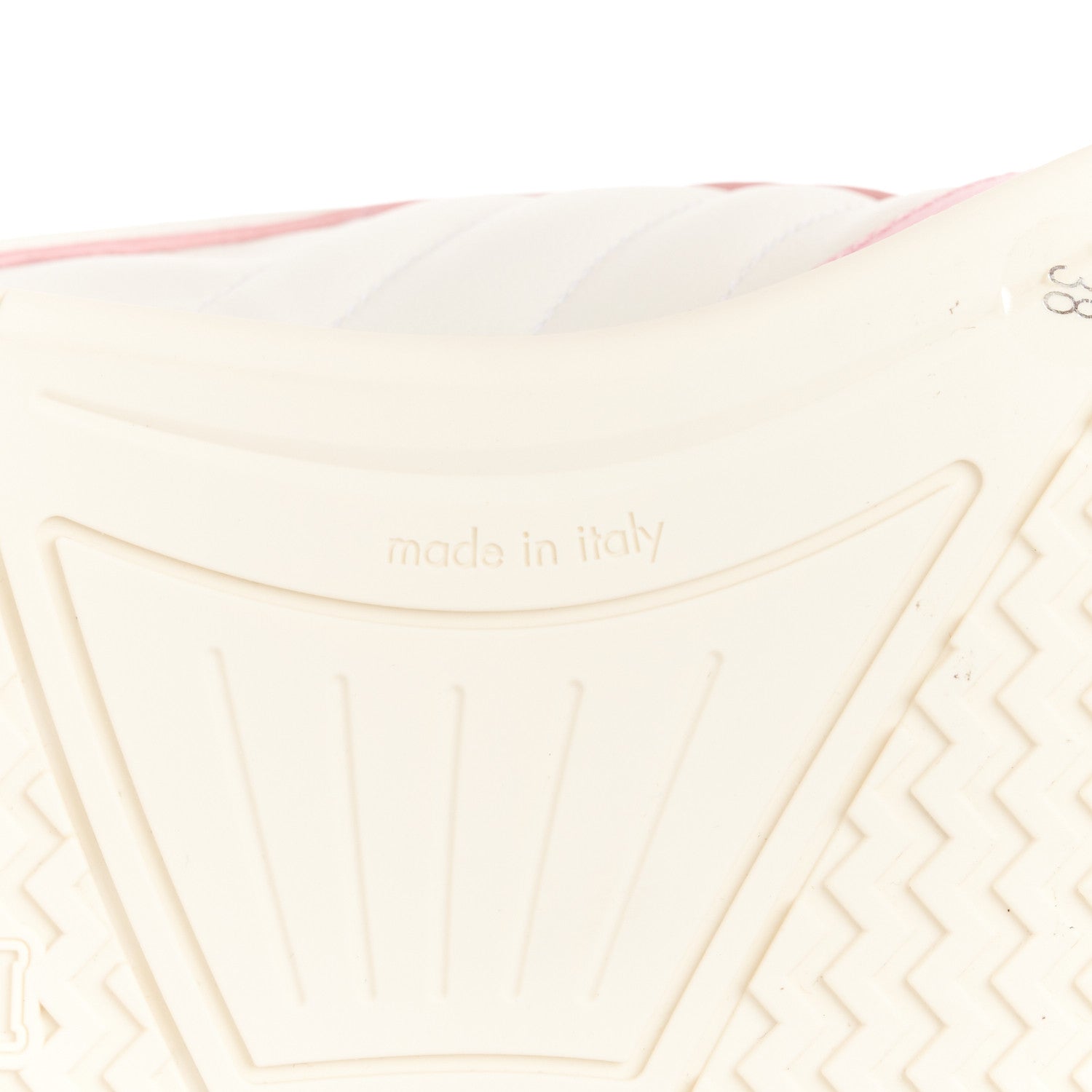 Gucci Calfskin Womens Re-Web Sneakers 38 White Pink 7 of 11
