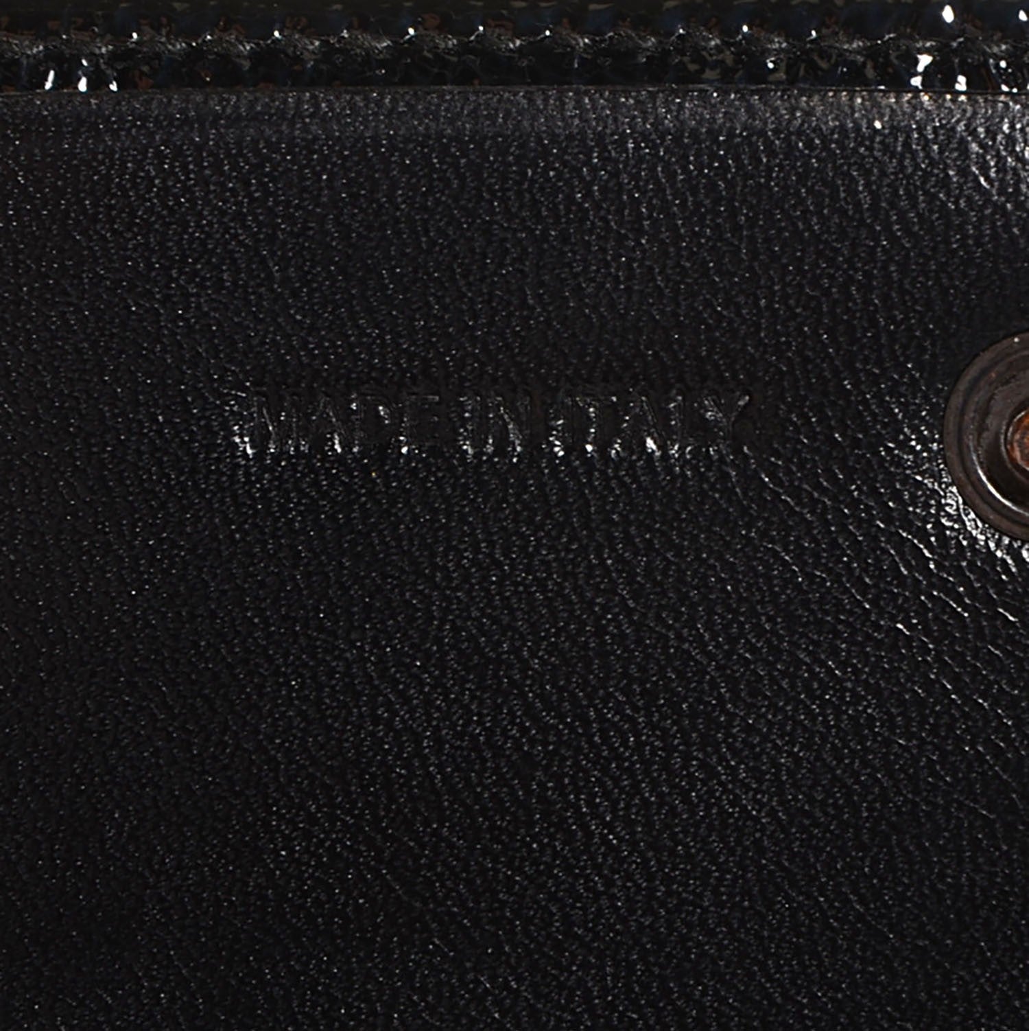 Burberry Crinkled Patent Continental Wallet Black 8 of 9