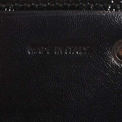 Burberry Crinkled Patent Continental Wallet Black 8 of 9