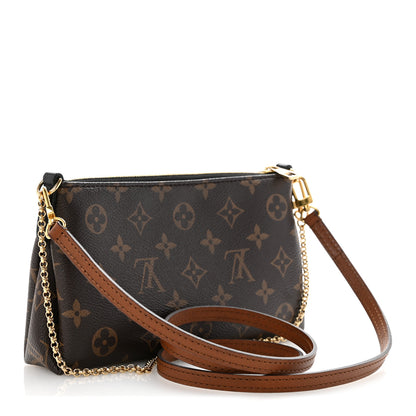 Louis Vuitton Monogram Pallas Clutch Black 3 of 15