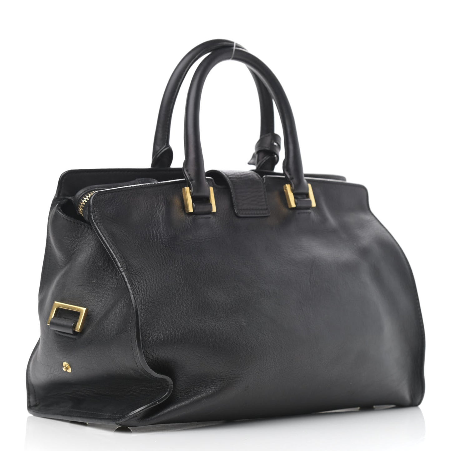 Calfskin Small Classic Y Cabas Black