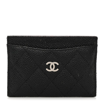 Chanel Caviar Quilted Card Holder Black 1 of 9