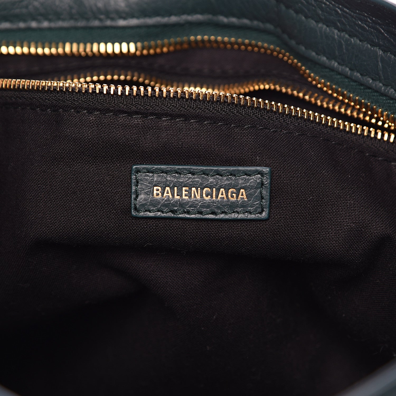 Balenciaga Agneau Classic Gold Hardware City Vert Malachite 6 of 10
