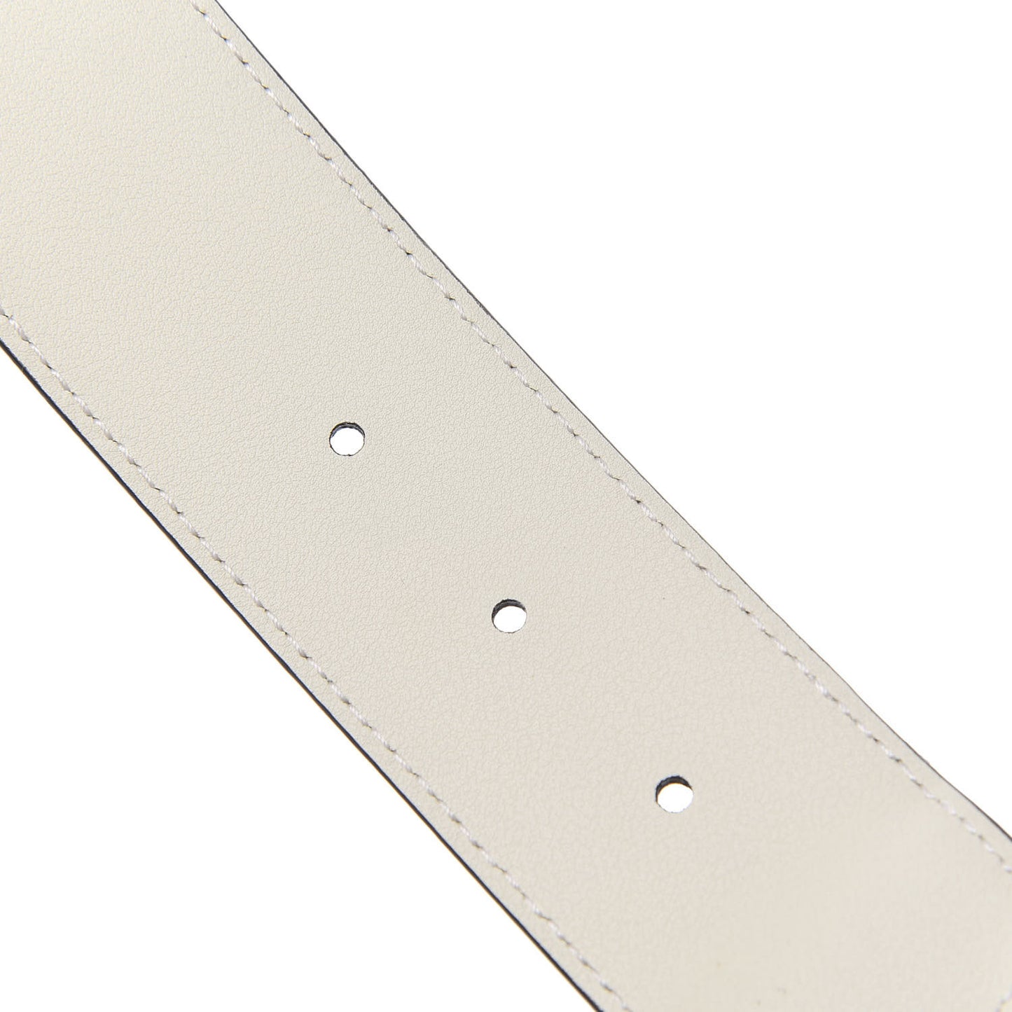 Nylon Calfskin Sylvie Web Double G 40mm Belt 80 32 Mystic White Hibiscus Red Maritime