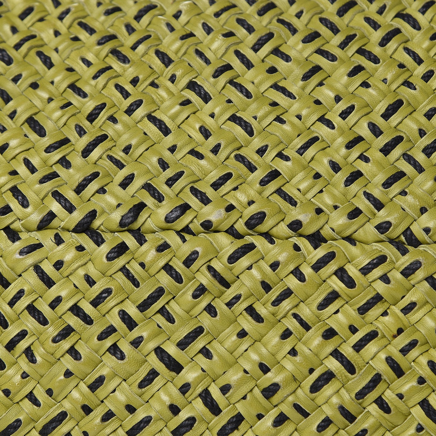 Nappa Intrecciato Large Cabat Green Black