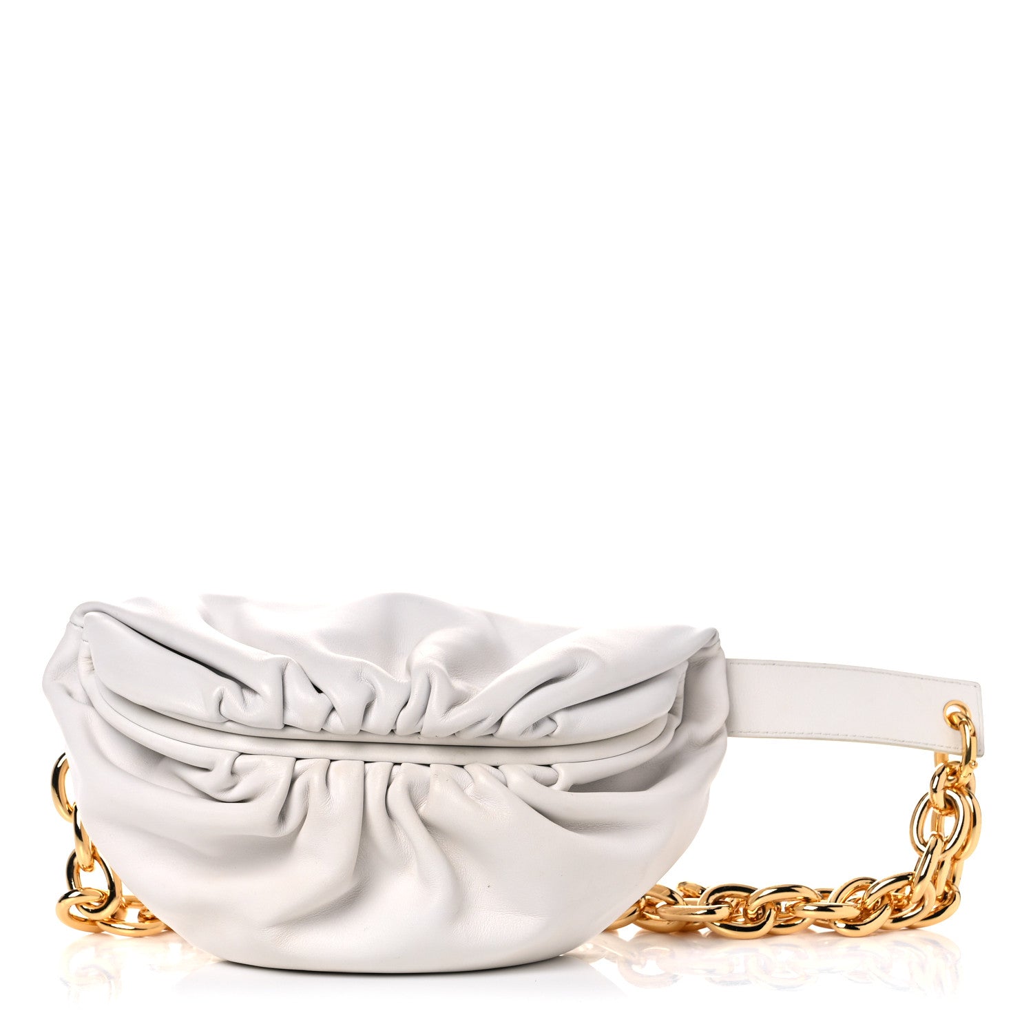 Bottega Veneta Nappa The Belt Chain Pouch Chalk 1 of 13