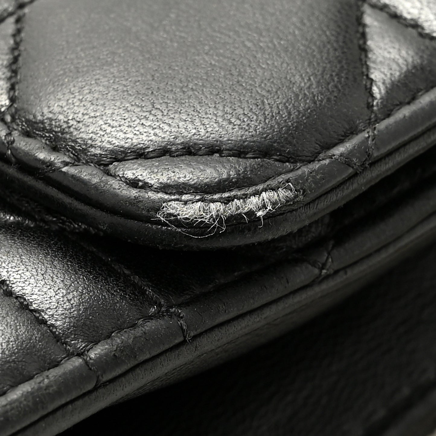 Lambskin Cannage Miss Dior Promenade Pouch Black
