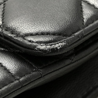 Christian Dior Lambskin Cannage Miss Dior Promenade Pouch Black 12 of 15