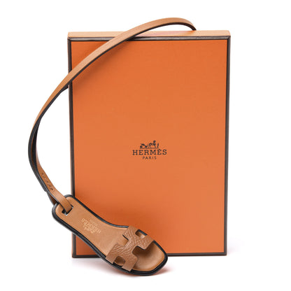 Hermes Epsom Butler Calfskin Hunter Oran Nano Bag Charm Gold 4 of 4