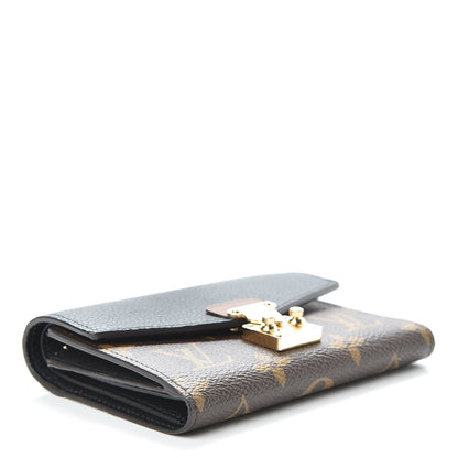 Louis Vuitton Monogram Pallas Compact Wallet NM Black 4 of 8