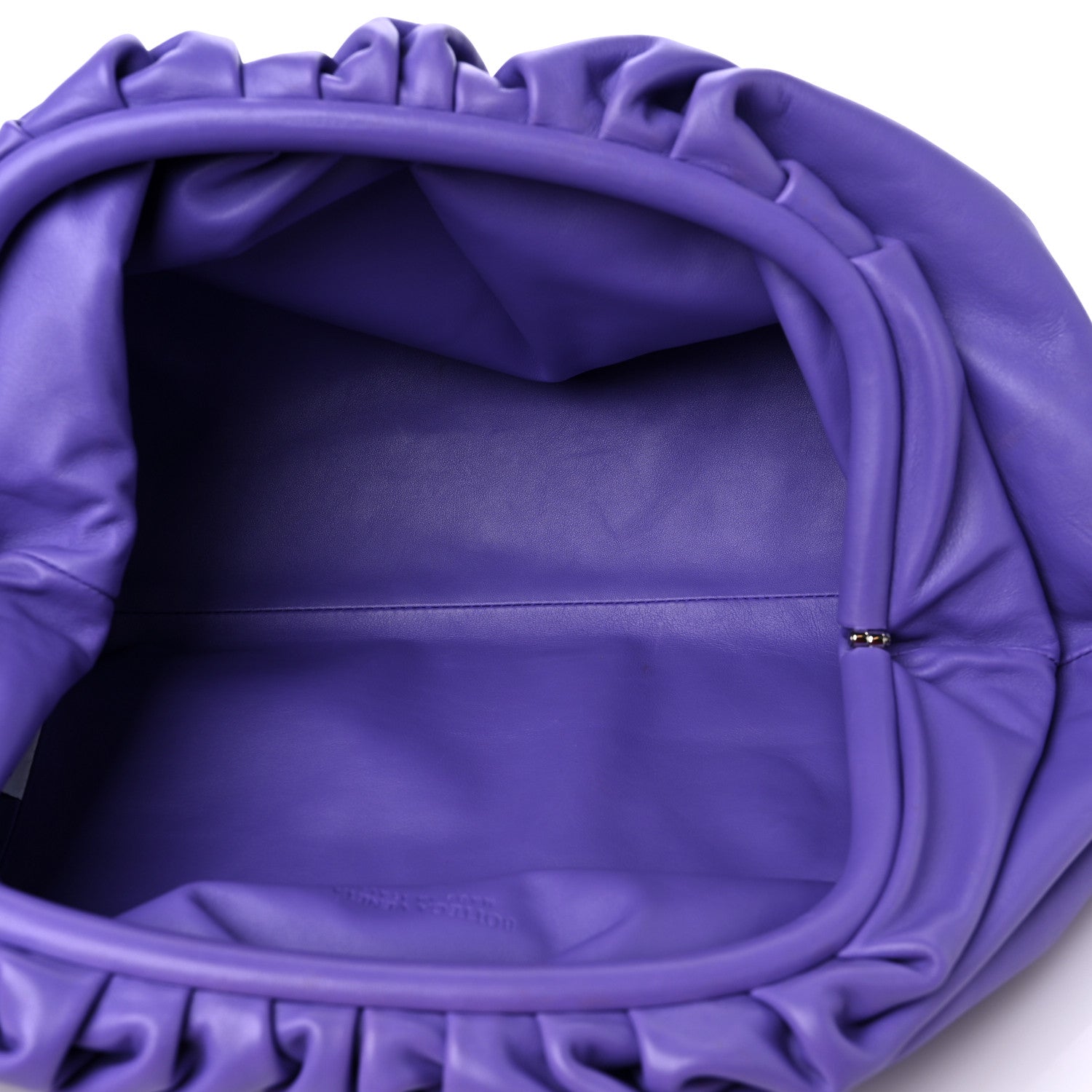 Bottega Veneta Smooth Butter Calf The Pouch Oversized Clutch Purple 5 of 9