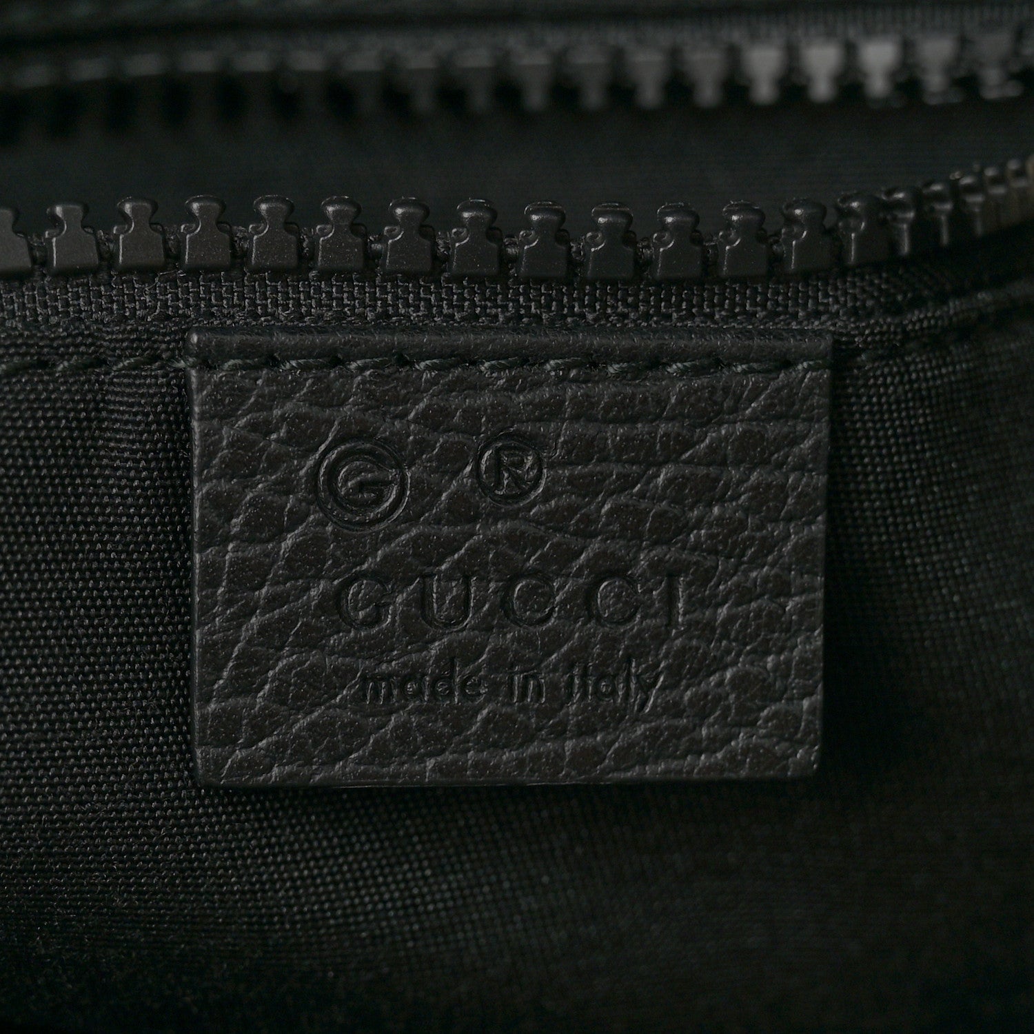Gucci Nylon Monogram Vertical Tote Black 6 of 11