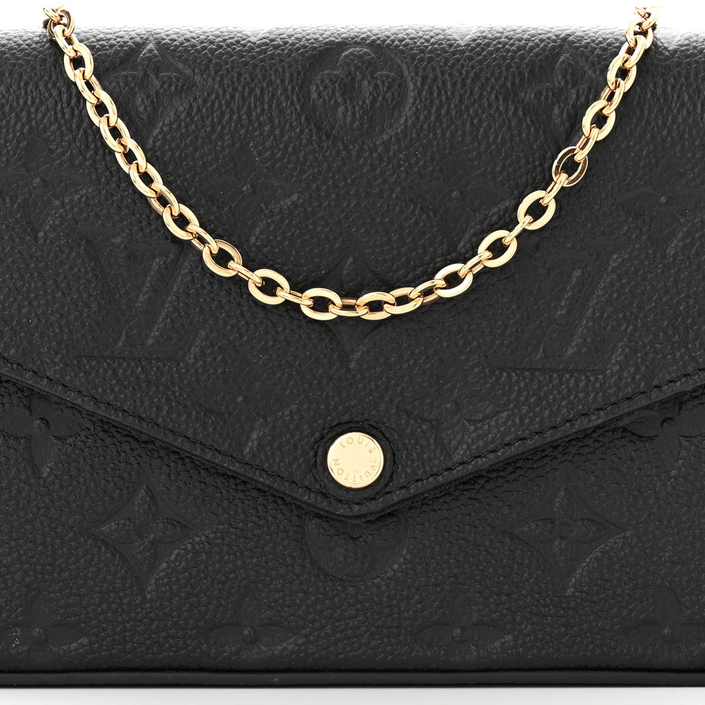 Empreinte Pochette Felicie Chain Wallet Black